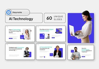 人工智能技术keynote模板 - 顶尖PPT