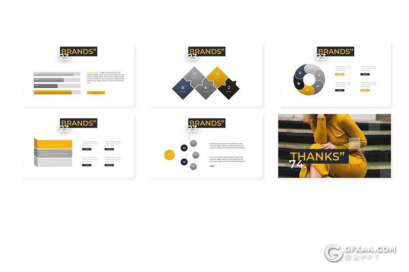 30页果蔬展示介绍keynote模板 5种主题配色 - 顶尖PPT