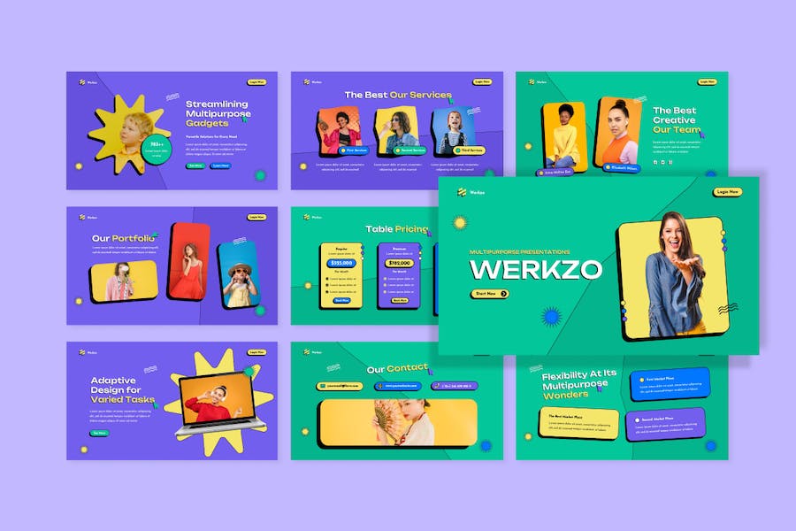 创意多功能Keynote主题演讲模板 - 顶尖PPT