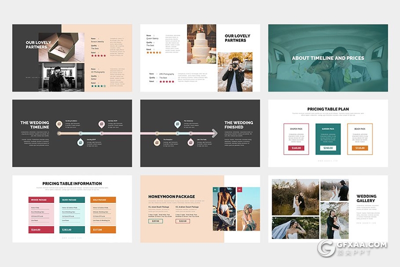 60多页婚庆公司婚礼策划方案keynote模板 - 顶尖PPT