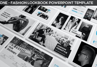 时尚摄影讲述展示创意应用方案PPT模板 - 顶尖PPT