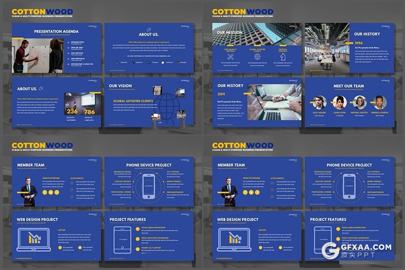 31页8种配色欧美商务多用途ppt模板 - 顶尖PPT