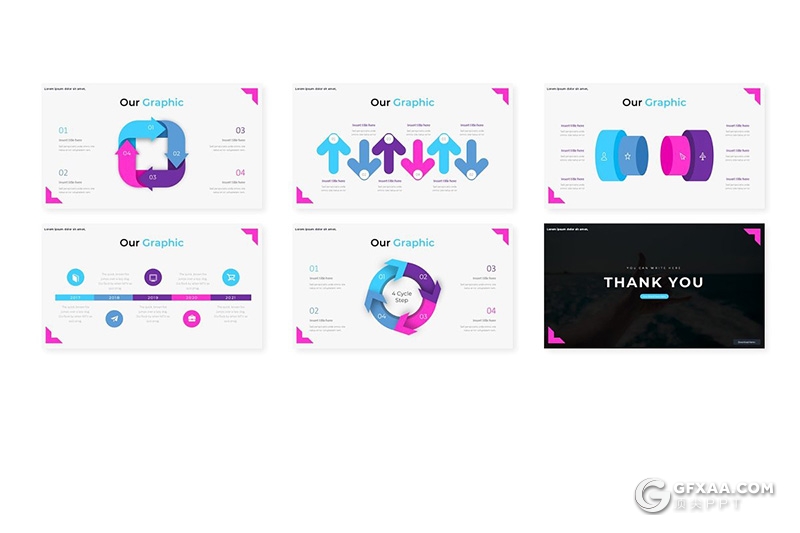 30页创意多边形组合企业会议项目合作keynote模板 - 顶尖PPT