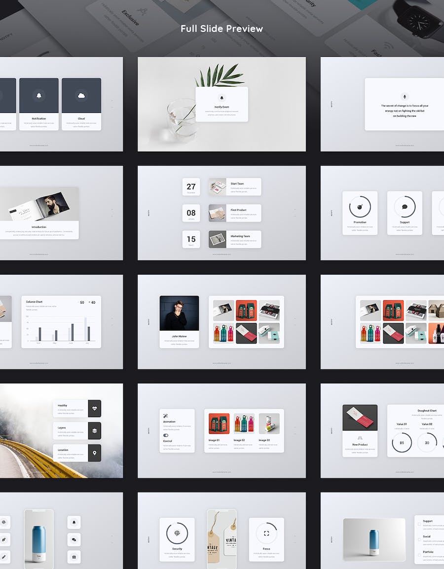 设计稿提案设计展示keynote模板 - 顶尖PPT
