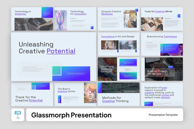 简约科技风格通用keynote模板 - 顶尖PPT