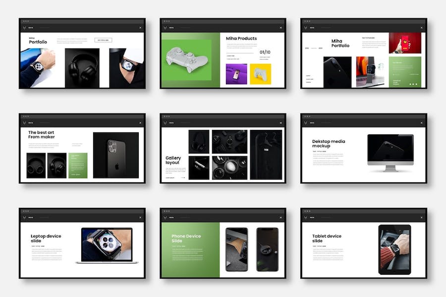 绿色大气商业计划企业合作商务通用keynote模板 - 顶尖PPT