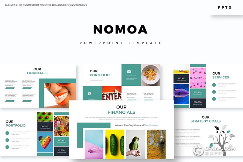 30页简约风格作品展示ppt模板 - 顶尖PPT