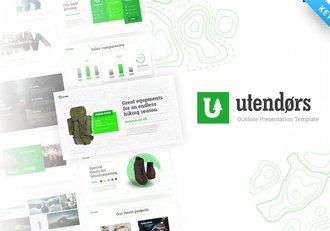 多用途户外品牌推广产品展示keynote模板 - 顶尖PPT