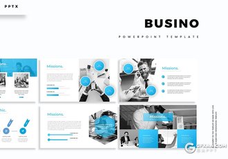 30页企业商务会议工作汇报ppt模板 5种主题配色 - 顶尖PPT