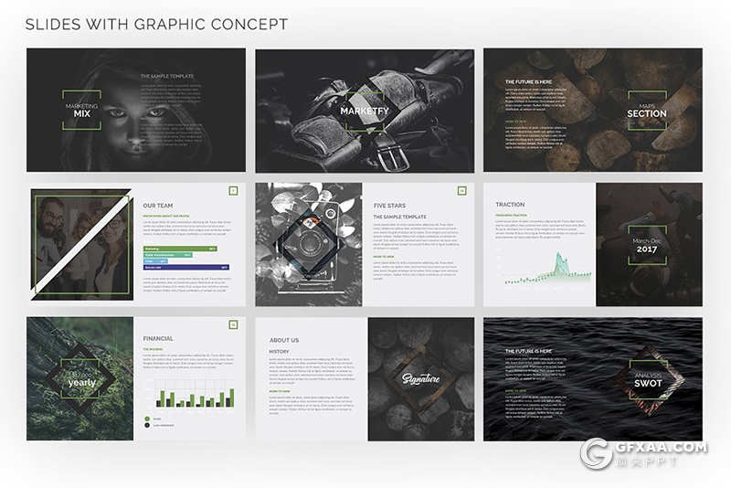 112页简约大气国外高端商务多用途PPT模板 - 顶尖PPT