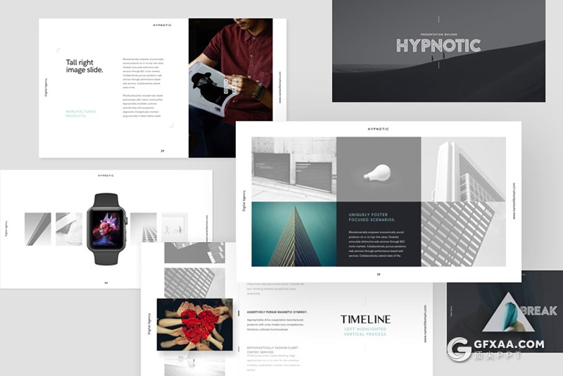 150页简约文艺范多用途keynote模板 - 顶尖PPT