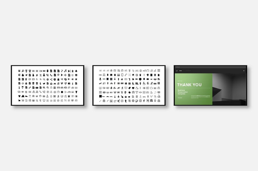 绿色大气商业计划企业合作商务通用keynote模板 - 顶尖PPT