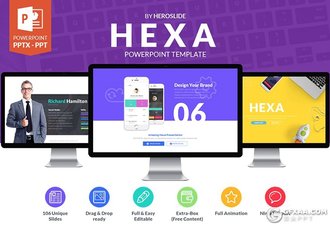 102页欧美高端商务商业通用ppt模板 - 顶尖PPT