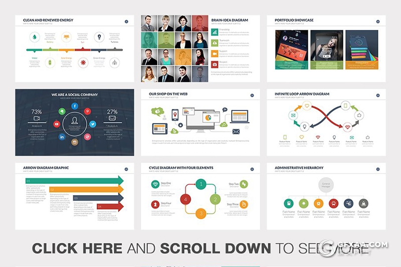 70页欧美商务工作汇报通用keynote模板 - 顶尖PPT