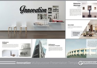 110页欧美简约风装修设计家具展示keynote模板 - 顶尖PPT