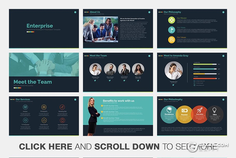 40多页商业计划书商务通用keynote模板 - 顶尖PPT