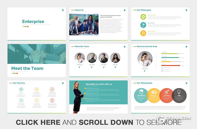 40多页商业计划书商务通用keynote模板 - 顶尖PPT