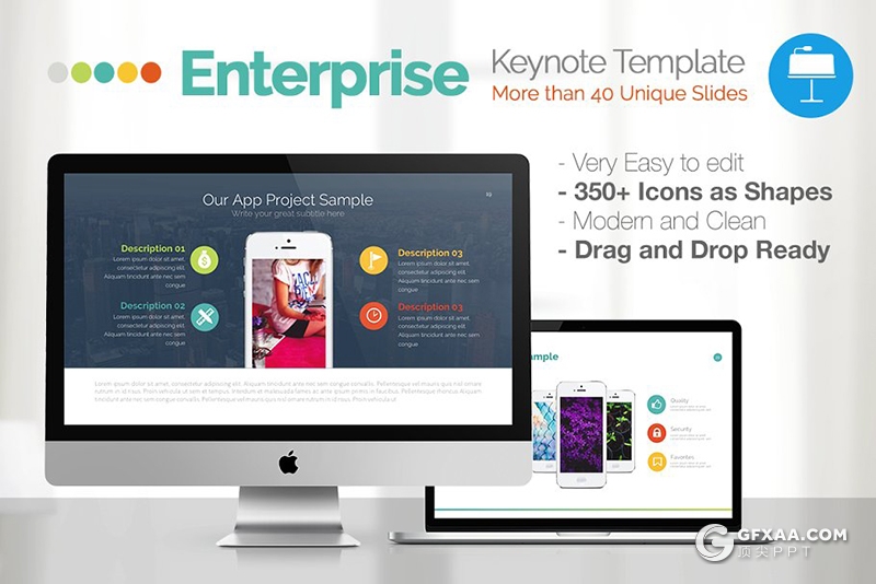 40多页商业计划书商务通用keynote模板 - 顶尖PPT