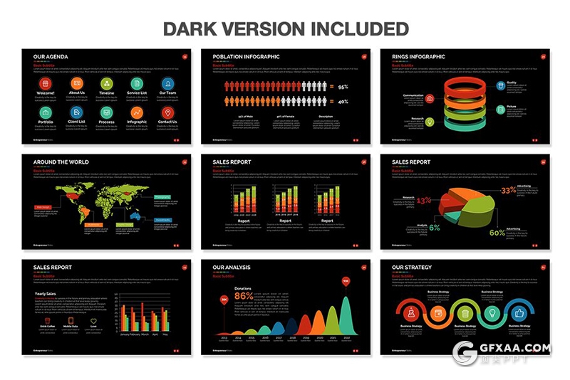 70多页欧美商务工作汇报总结keynote模板 - 顶尖PPT