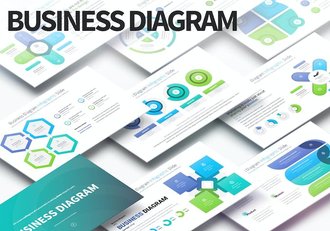 业务分析重要信息列举展示图形PPT模板 - 顶尖PPT