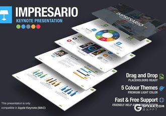 70页欧美商务企业会议报告统计keynote模板 - 顶尖PPT