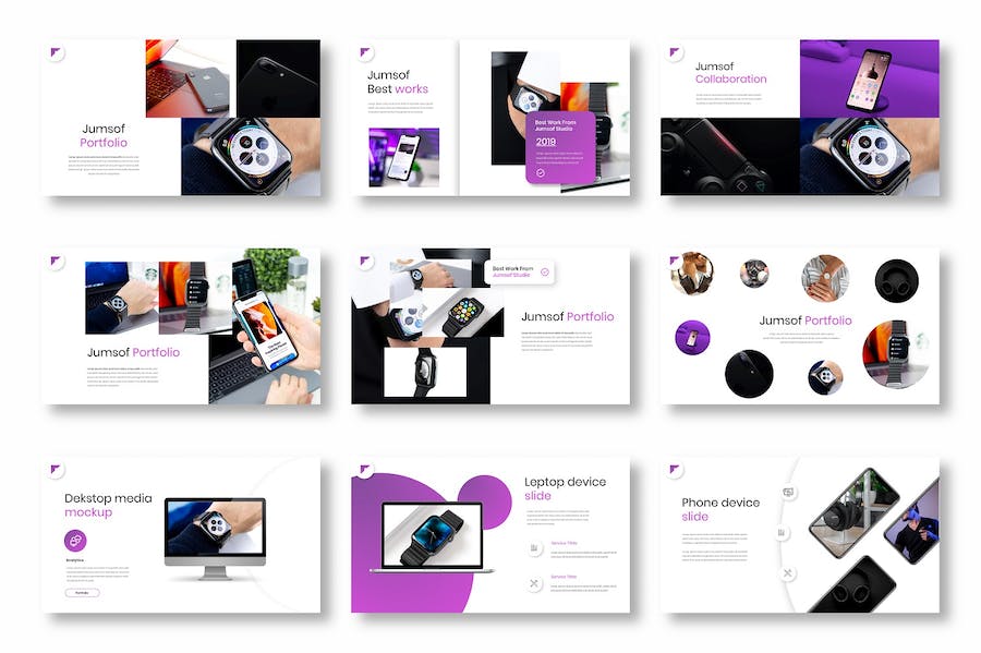 商务行业新闻报道讲述Keynote模板 - 顶尖PPT