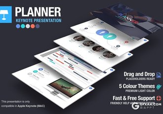 60页国外高端商务风格多用途keynote模板 5种主题配色 - 顶尖PPT