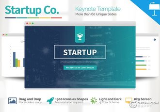 70页欧美高端业务合作工作总结通用keynote模板 - 顶尖PPT