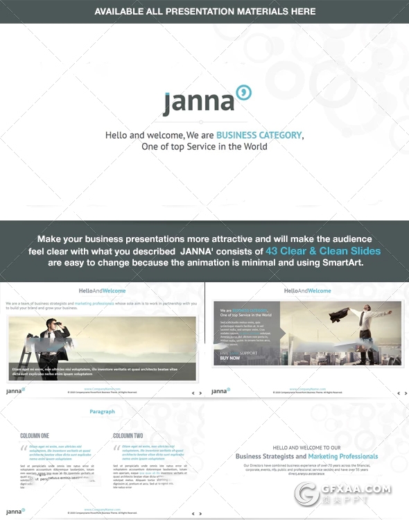 43页欧美商务工作总结计划keynote模板 - 顶尖PPT