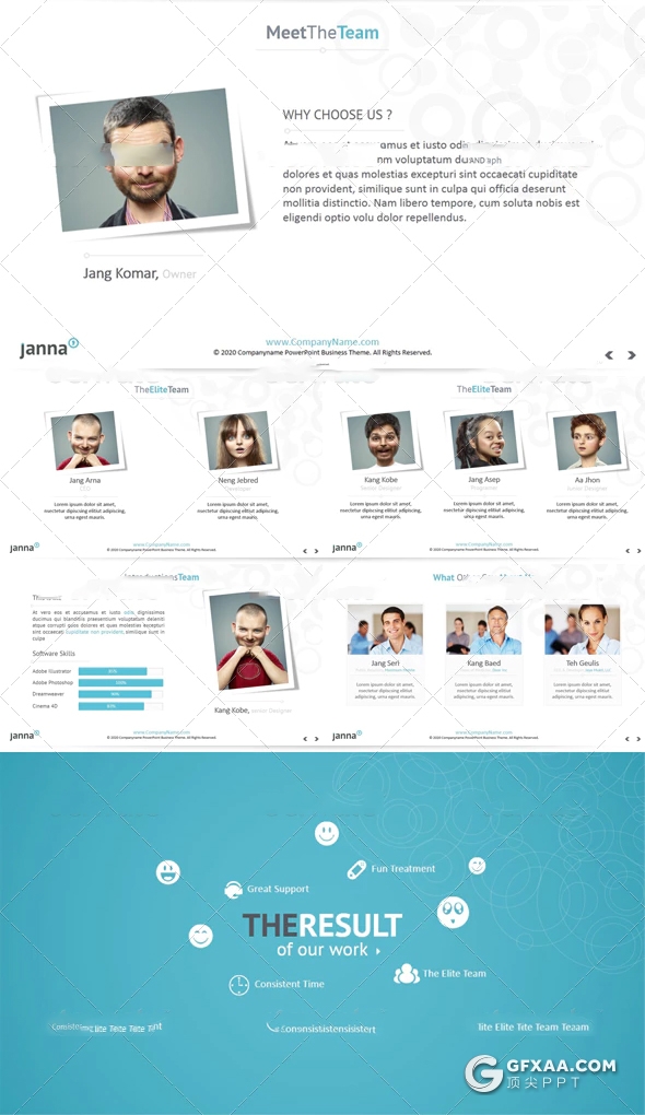 43页欧美商务工作总结计划keynote模板 - 顶尖PPT