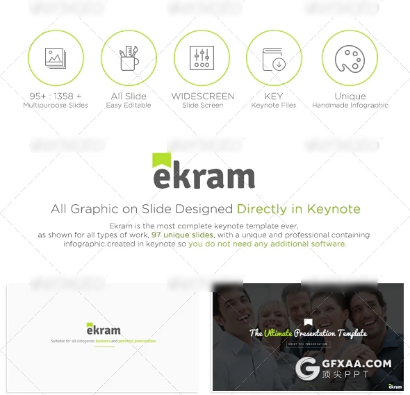 95页欧美风格企业团队介绍多用途keynote模板 7种主题配色 - 顶尖PPT