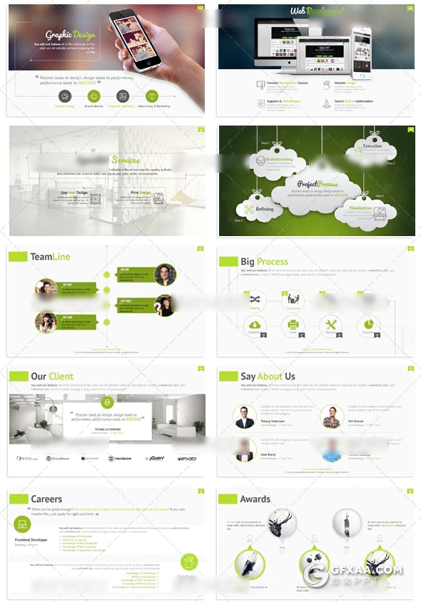 95页欧美风格企业团队介绍多用途keynote模板 7种主题配色 - 顶尖PPT