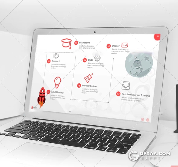 110页欧美商务工作计划汇报keynote模板 4种主题配色 - 顶尖PPT