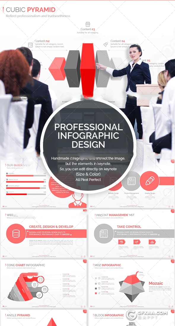 110页欧美商务工作计划汇报keynote模板 4种主题配色 - 顶尖PPT