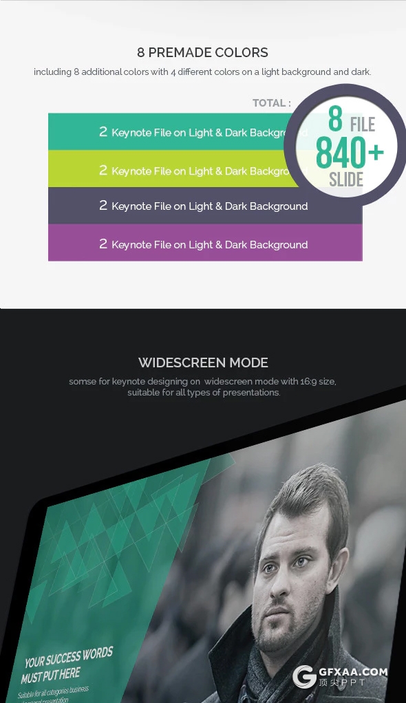 106页4种配色 欧美高端商务风格keynote模板 - 顶尖PPT
