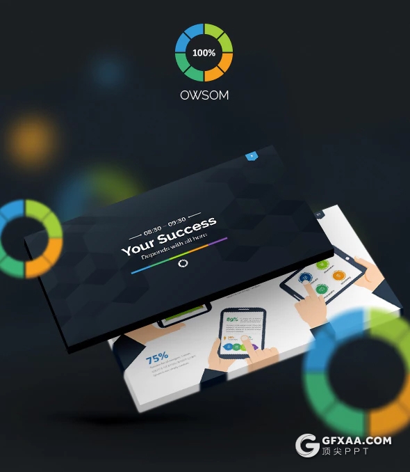 289页国外高端设计商务多用途keynote模板 10种主题配色 - 顶尖PPT