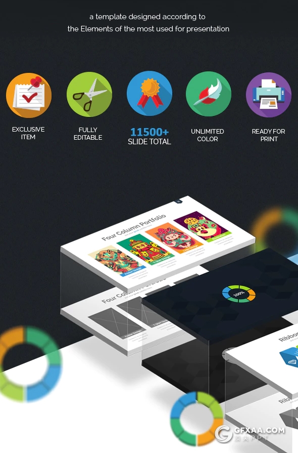 289页国外高端设计商务多用途keynote模板 10种主题配色 - 顶尖PPT