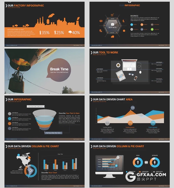 60页企业会议工作汇报总结PPT模板 - 顶尖PPT