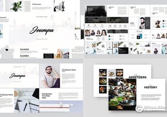 80页极简文艺风格keynote模板 - 顶尖PPT