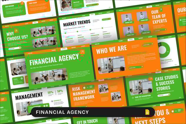 财税行业财务代理服务介绍PPT模板 - 顶尖PPT