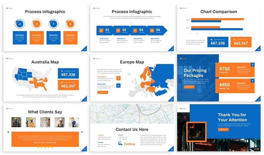 大型国企重工业公司简介年终汇报国外keynote模板 - 顶尖PPT