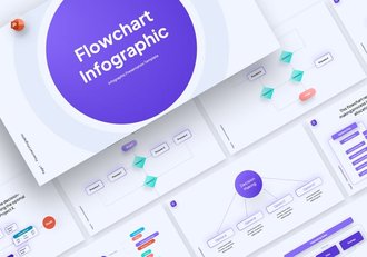 流程图信息图表PPT模板 - 顶尖PPT