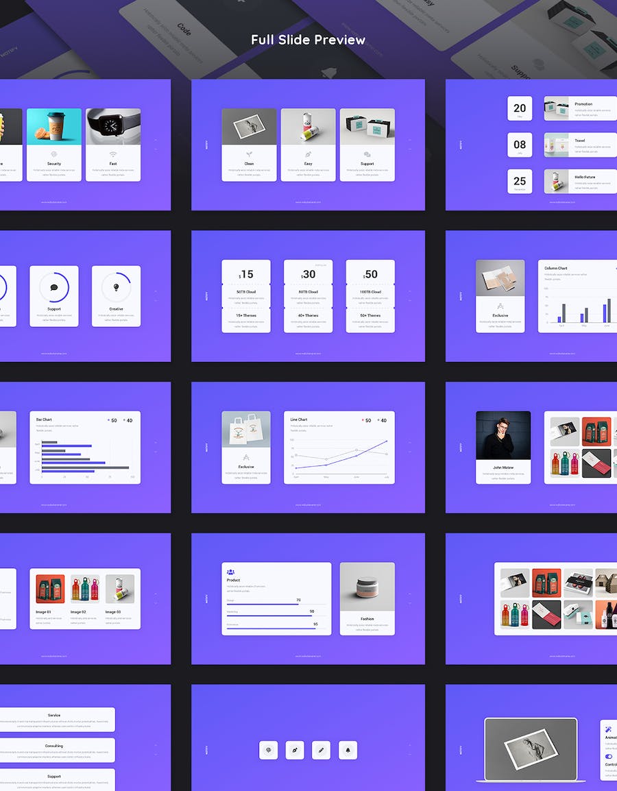 设计稿提案设计展示keynote模板 - 顶尖PPT