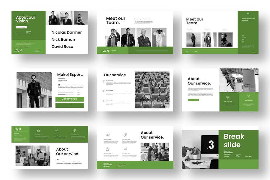 企业商务品牌营销策略分析Keynote模板 - 顶尖PPT