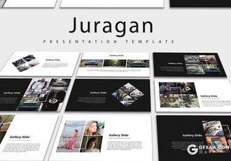 80页简约风格摄影图片展示keynote模板 - 顶尖PPT