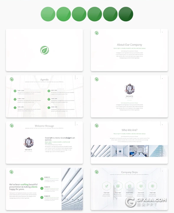 150页国外高端商务多用途PPT模板 10种主题配色 - 顶尖PPT