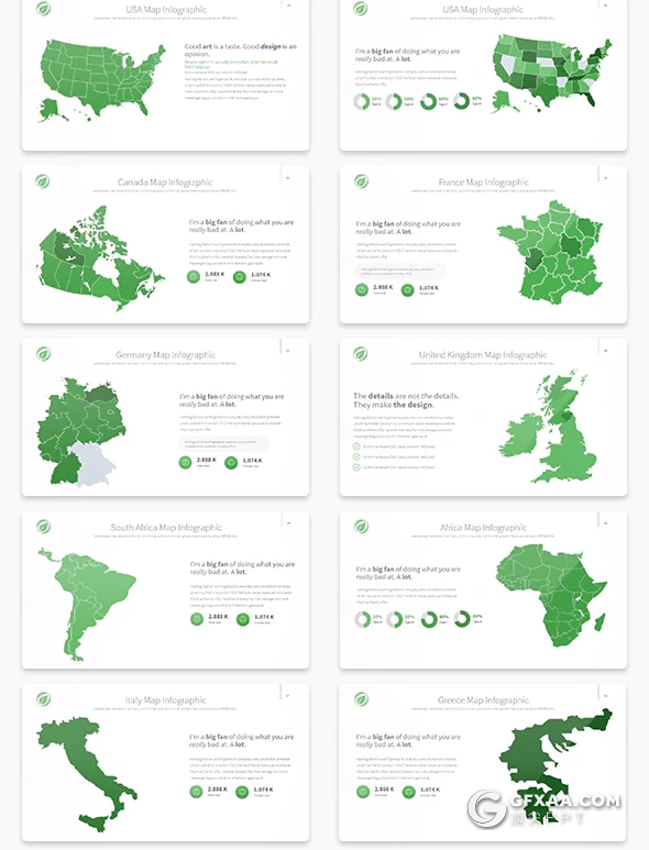 150页国外高端商务多用途PPT模板 10种主题配色 - 顶尖PPT