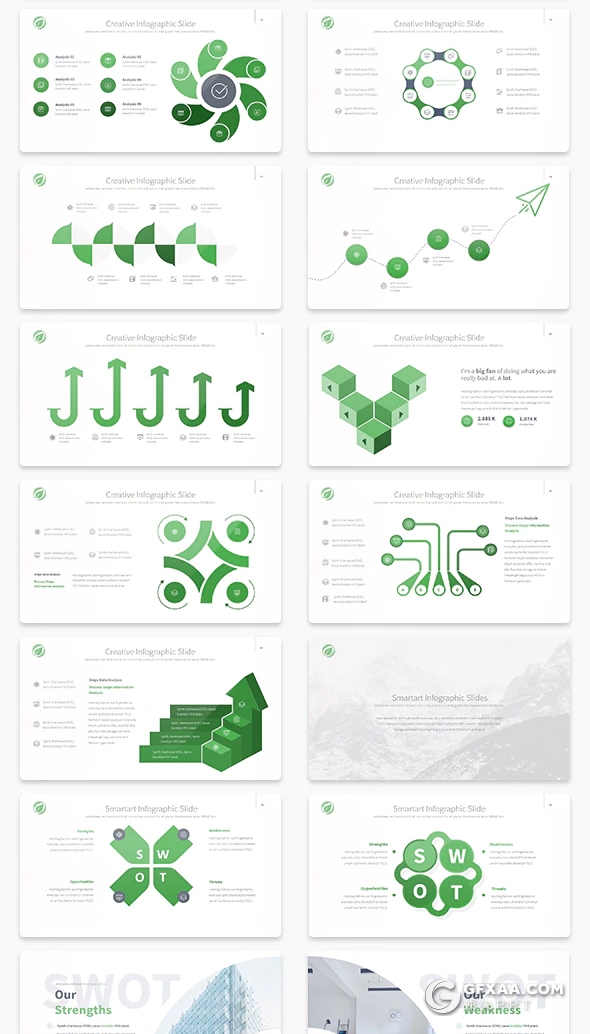 150页国外高端商务多用途PPT模板 10种主题配色 - 顶尖PPT