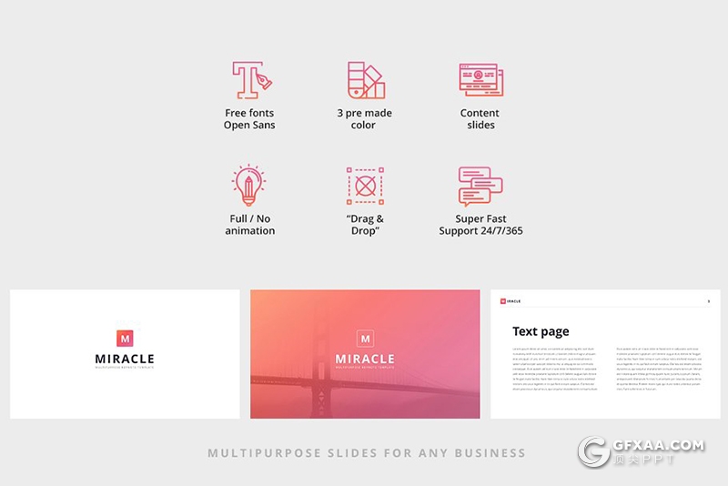 50页精美渐变色团队会议商务通用PPT模板 3种主题配色 - 顶尖PPT