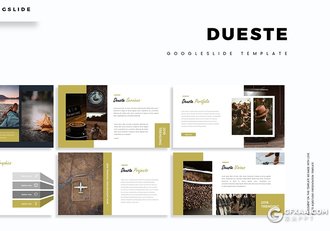 30页5种配色简约大气产品展示Google slides模板 - 顶尖PPT